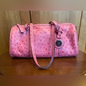 Pink Dooney & Bourke vintage barrel bag